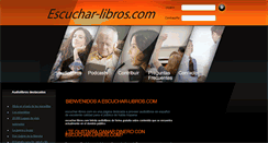 Desktop Screenshot of escuchar-libros.com
