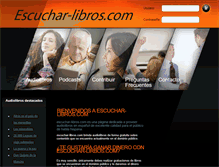 Tablet Screenshot of escuchar-libros.com